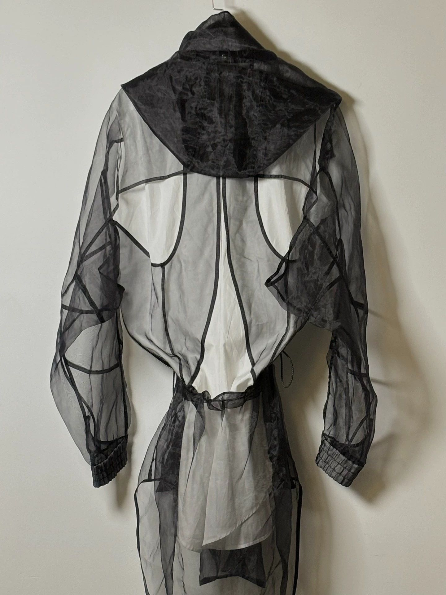 Maison Margiela Maison Margiela SS19 Tulle Double-Layer Black Shirt Size XS / US 0-2 / IT 36-38 - 6 Thumbnail