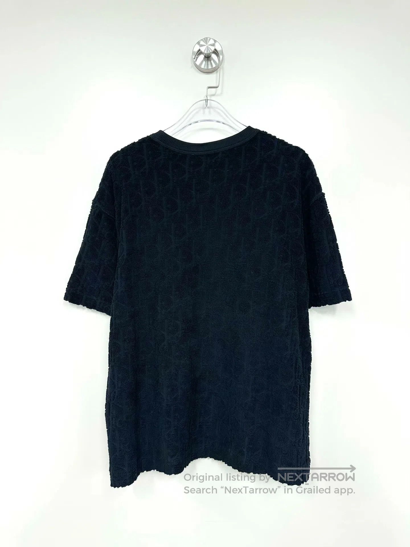 Dior Dior Black Monogram Logo Towel Short Sleeve| Size US XS / EU 42 / 0 - 2 Thumbnail