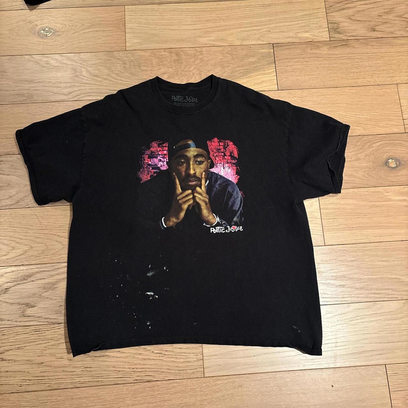 Designer e Tupac Graphic Tee Size US XXL / EU 58 / 5 - 1 Thumbnail