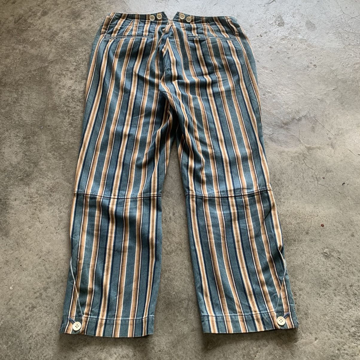 45rpm 45rpm Vintage Suspenders Trousers Style Kapital Size US 29 - 10 Thumbnail