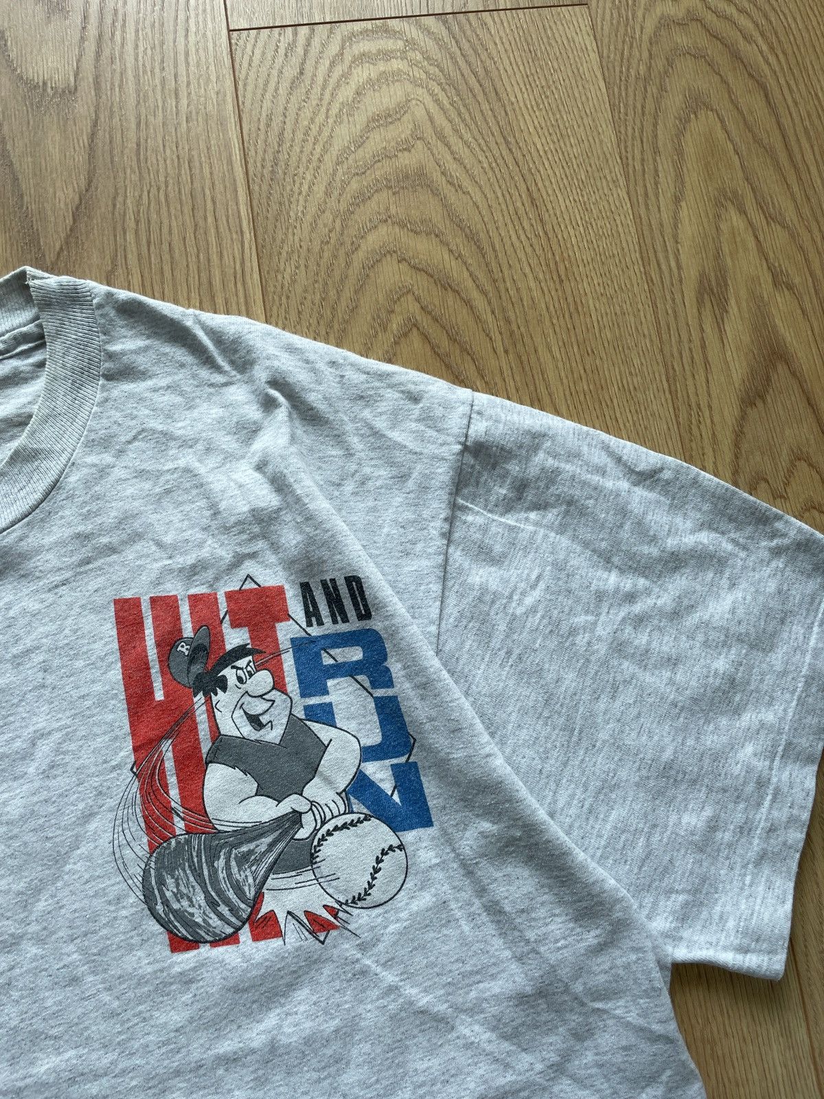 MLB × Vintage Vintage 90s rare flintstones phillies 1991 t Shirt Size US XL / EU 56 / 4 - 2 Thumbnail