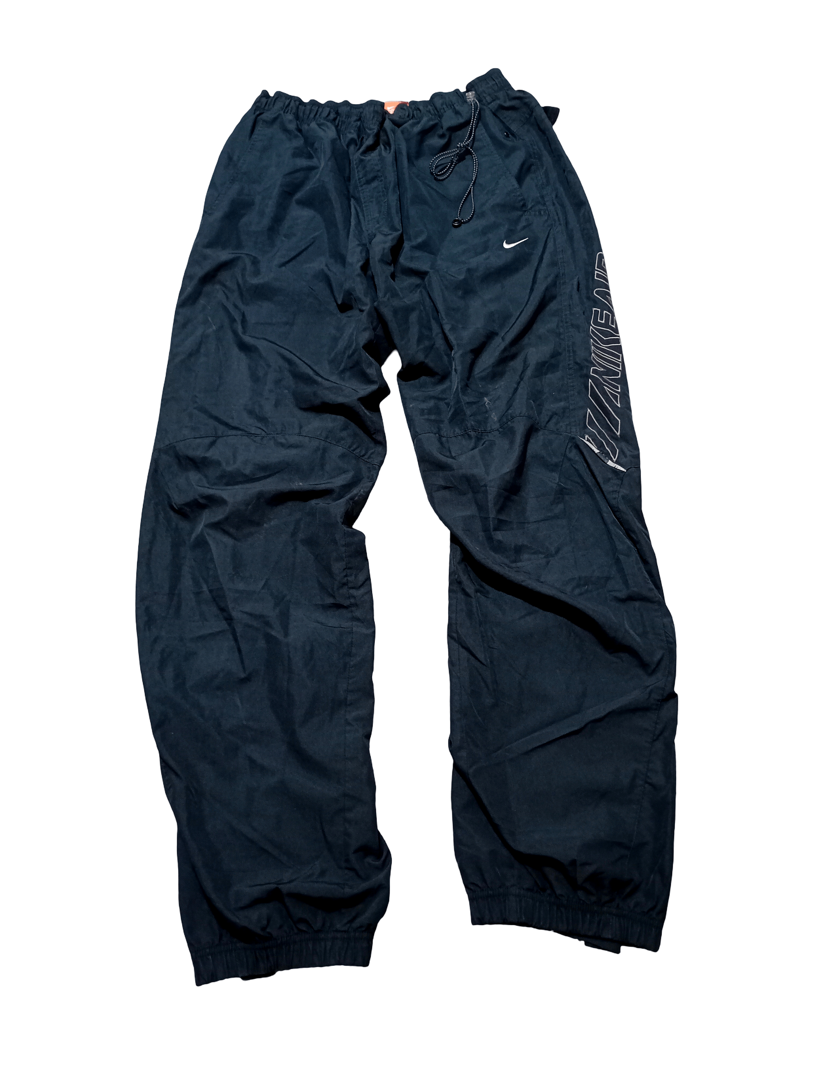 Nike Vintage Nike Air Pants 00s Nylon Striped Swoosh Y2K Baggy Size US 34 / EU 50 - 1 Thumbnail
