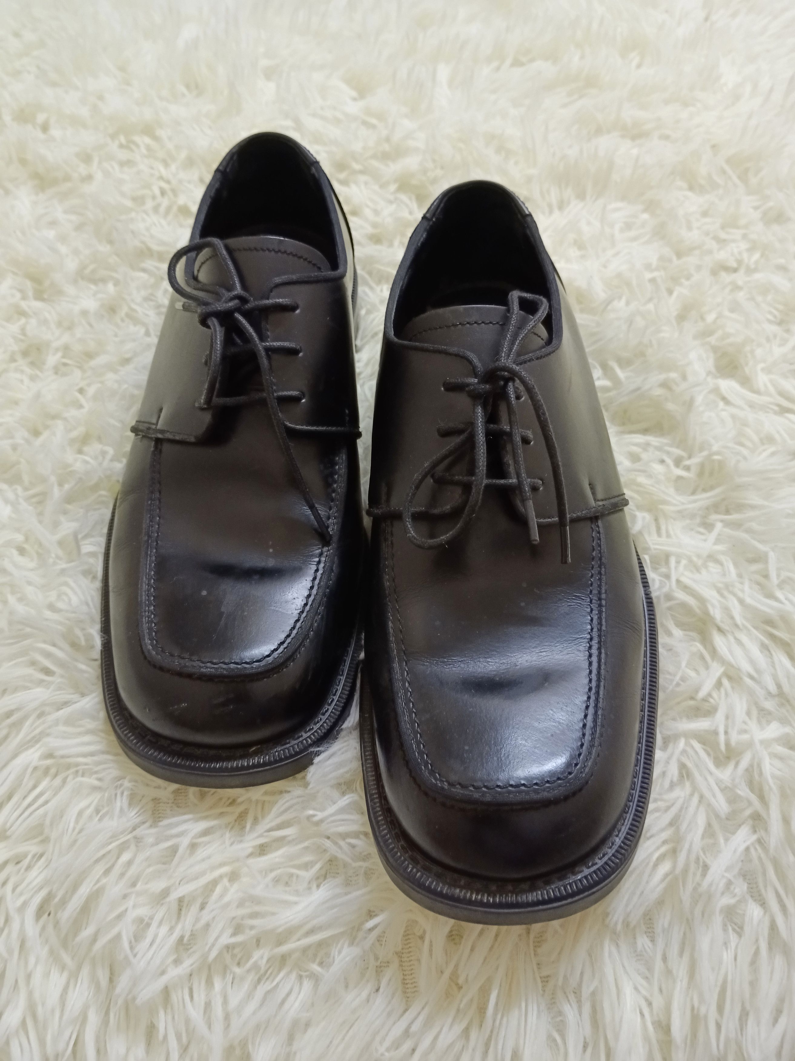 Kansai Yamamoto × Leather KANSAI YAMAMOTO LEATHER CASUAL SHOES(SIZE 24 1/2) Size US 7 / EU 40 - 1 Thumbnail