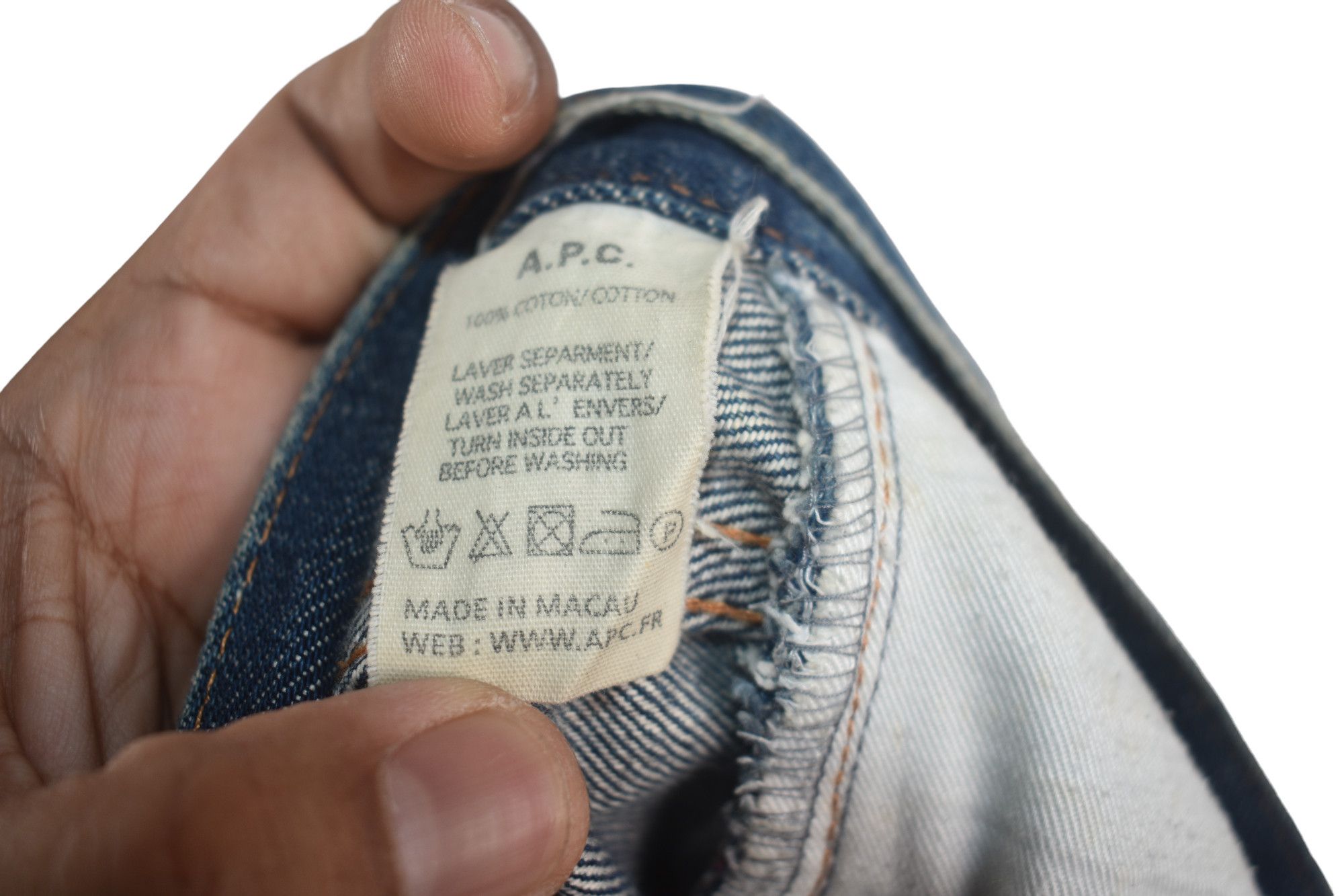 A.P.C. × Jean Very Rare 🔥 Faded APC Jeans W30 Size US 30 / EU 46 - 7 Thumbnail