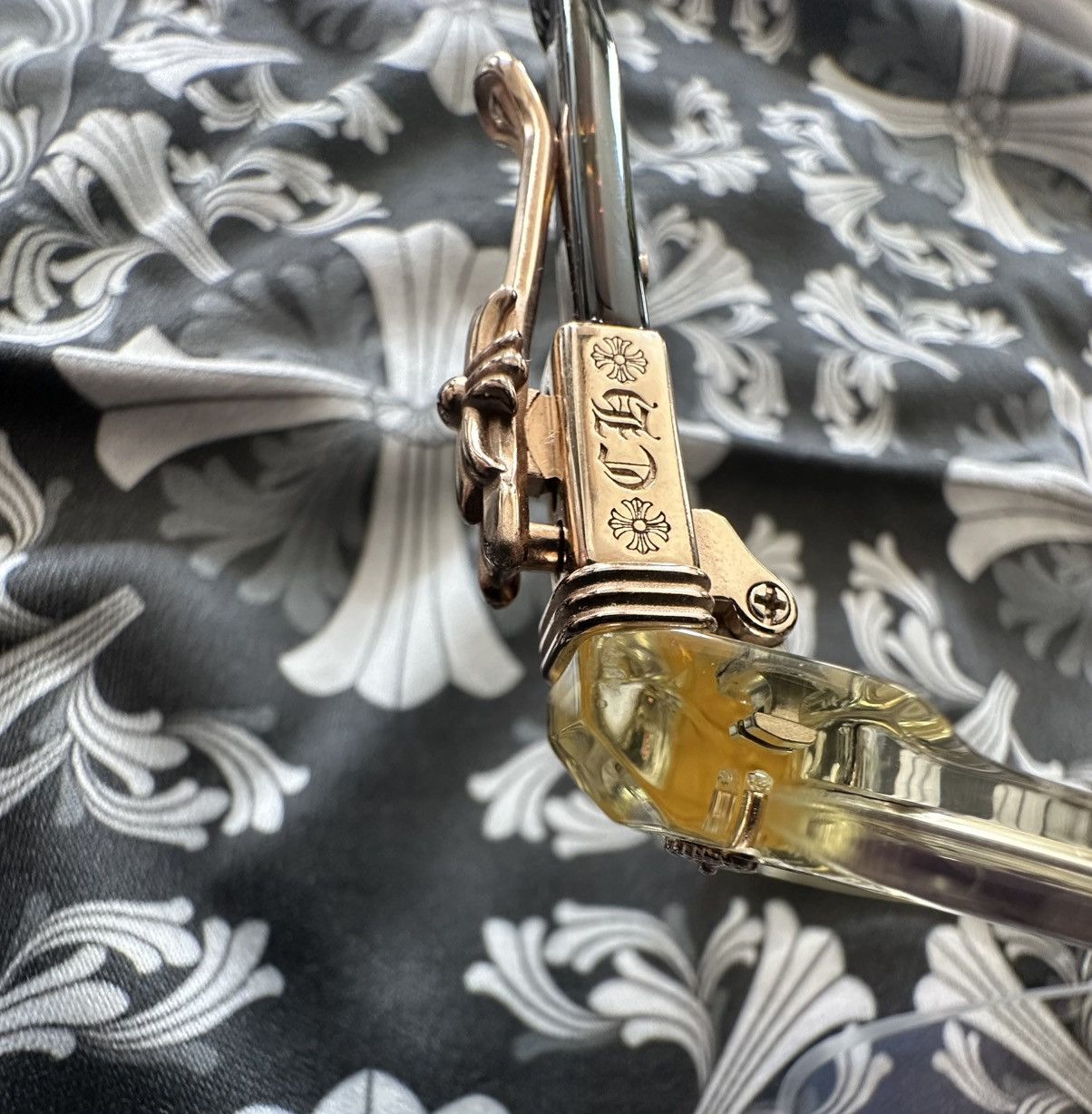 Chrome Hearts Chrome hearts ED-U-CUNTATION Pale Ale-Dark Tortoise Size ONE SIZE - 6 Thumbnail