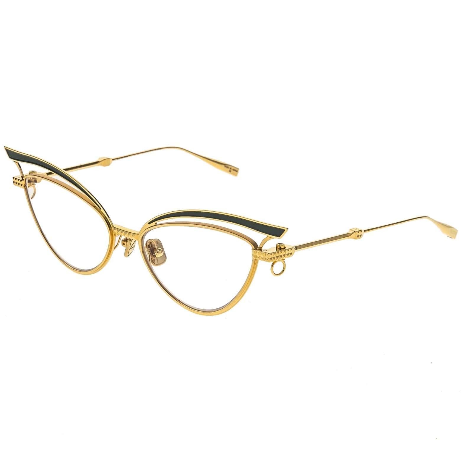 Valentino VALENTINO V-GLASSLINER VLX118 Gold Chain Green VLX 118E Size ONE SIZE - 3 Thumbnail
