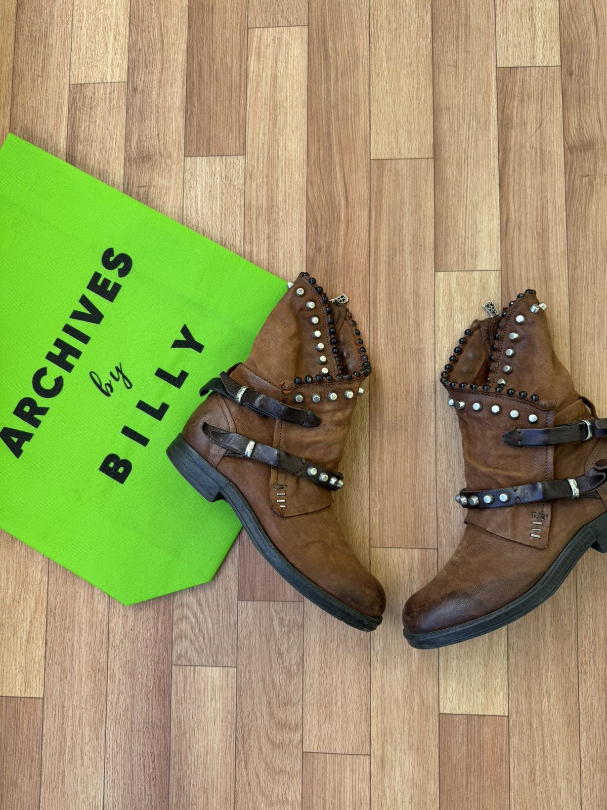 A.S.98 A.S 98 Rare studded boot Size US 6.5 / EU 39-40 - 2 Thumbnail