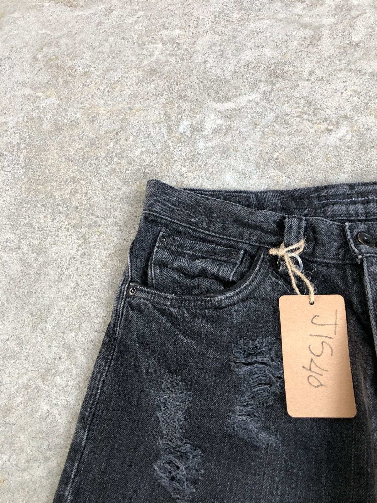 Issey Miyake Tete Homme Plag Distressed Jeans broken Size US 30 / EU 46 - 16 Thumbnail