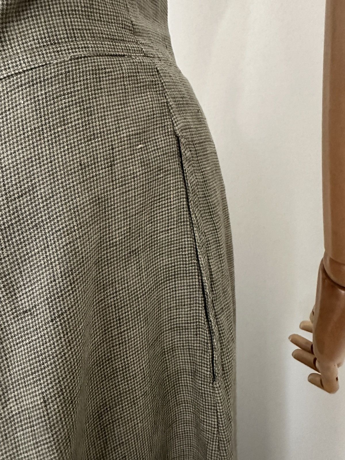 Scarti-Lab SCARTI LAB Skirt Linen Size XS! Size 26" / US 2 / IT 38 - 6 Thumbnail