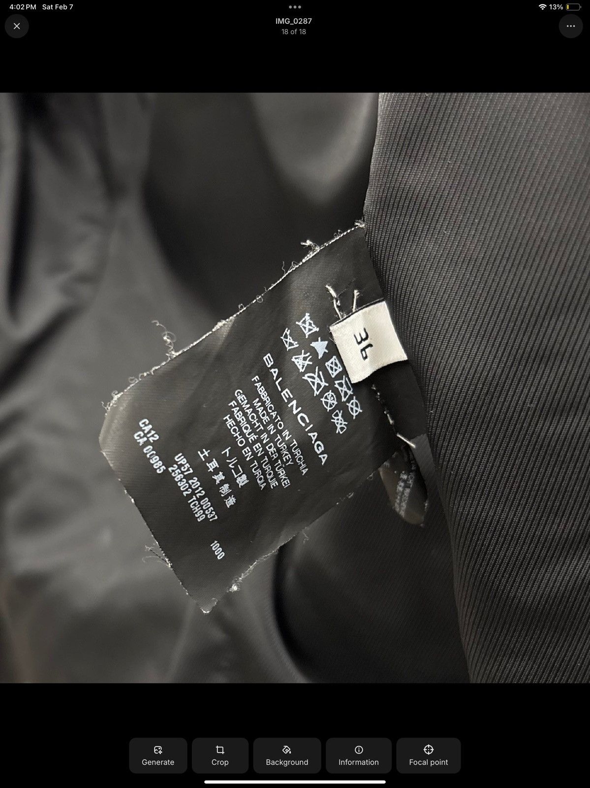 Balenciaga FW12 Balenciaga By Nicholas Ghesquiere Leather Moto Jacket Size XS / US 0-2 / IT 36-38 - 18 Thumbnail