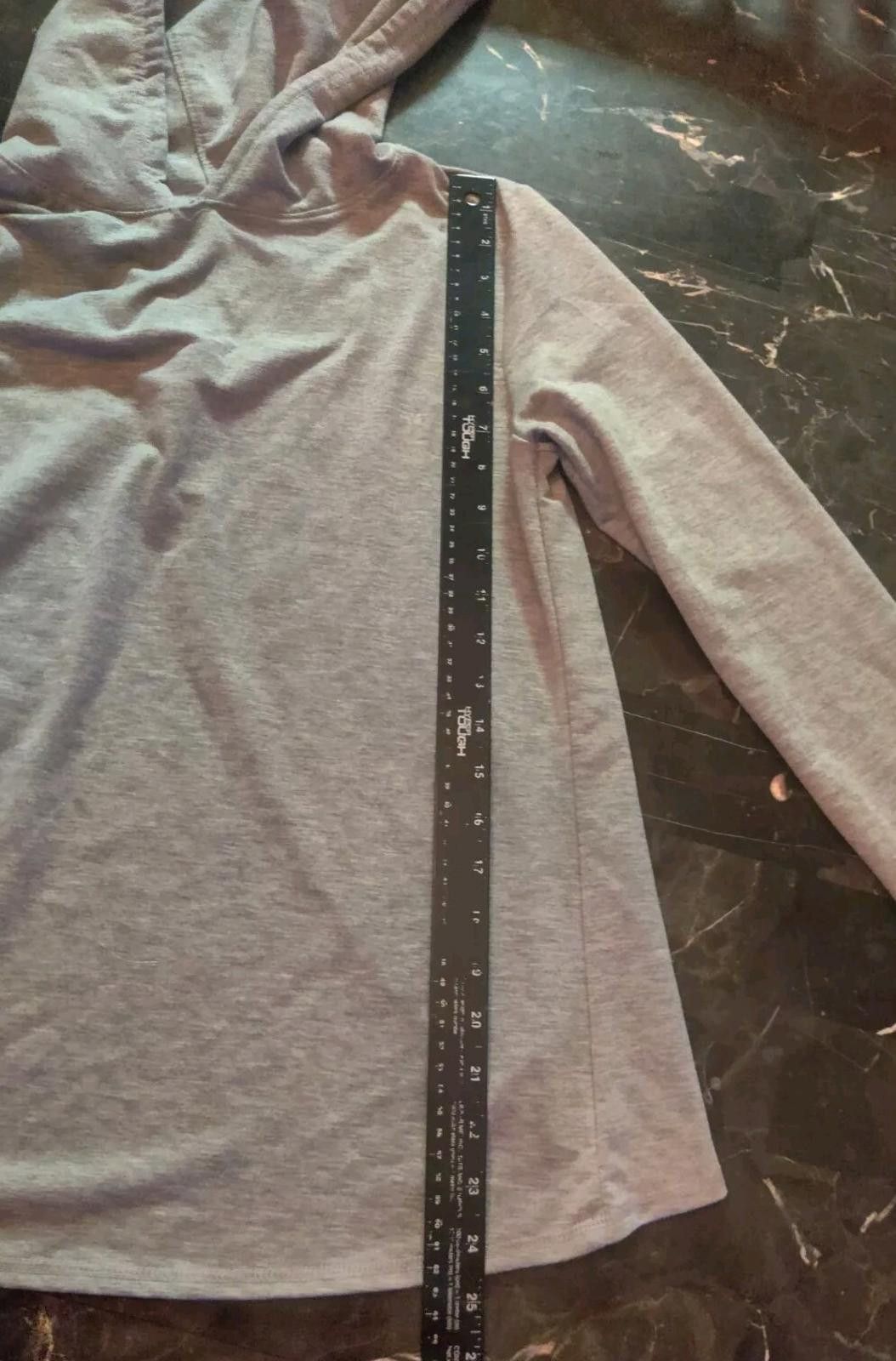 Other SCORPIO SOL Gray Split Back Yoga Athletic Hoodie Hooded Swea Size M / US 6-8 / IT 42-44 - 9 Thumbnail
