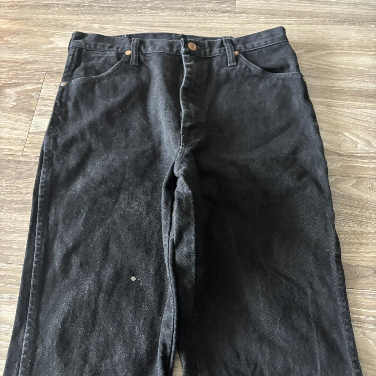 Crazy Vintage Y2K/2000s Solid Black Grunge Essential Denim Jeans 