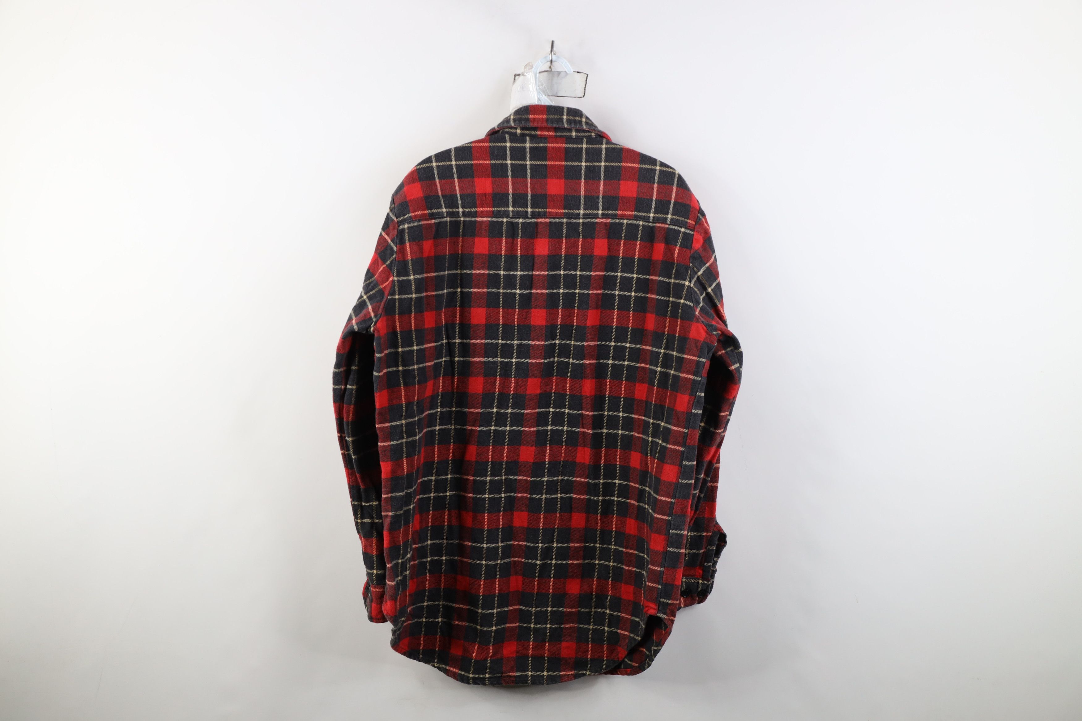 Dickies Vintage 90s Dickies Flannel Collared Button Shirt Plaid Size US L / EU 52-54 / 3 - 9 Thumbnail