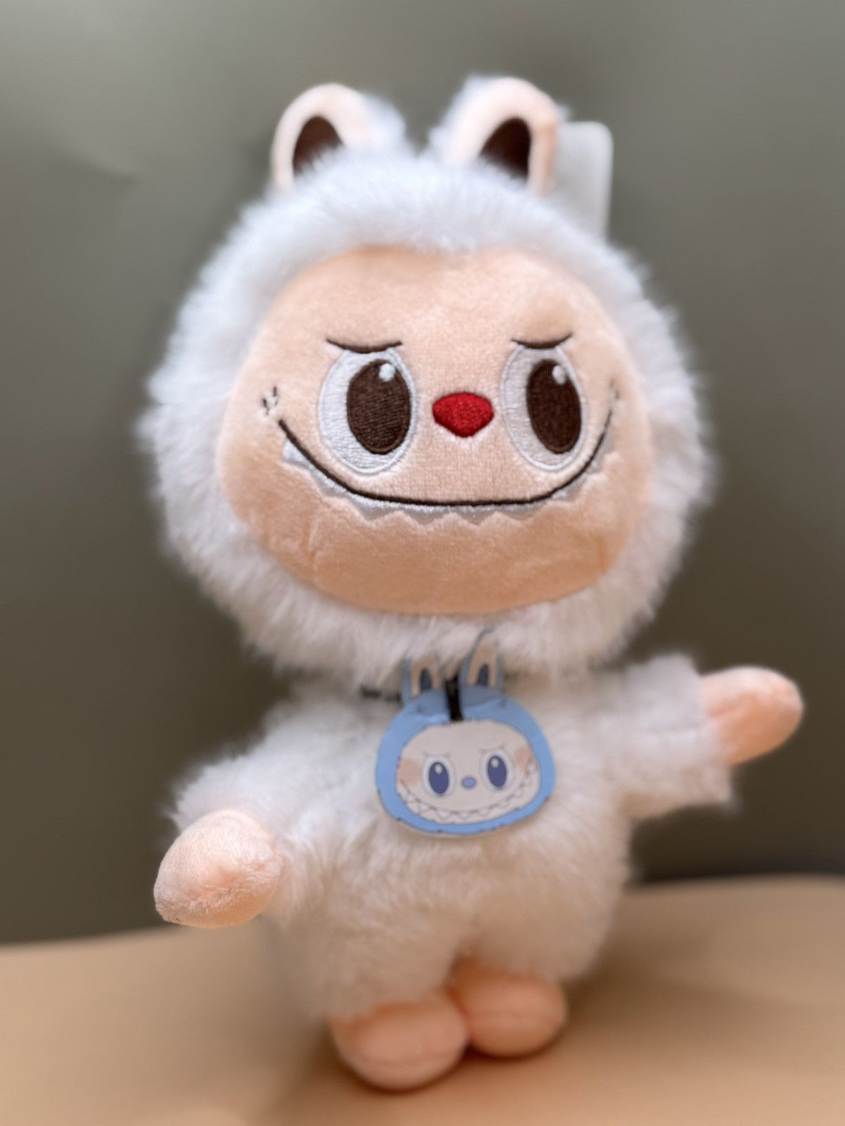 POP MART White Monster Labubu Plush Doll Size ONE SIZE - 3 Thumbnail