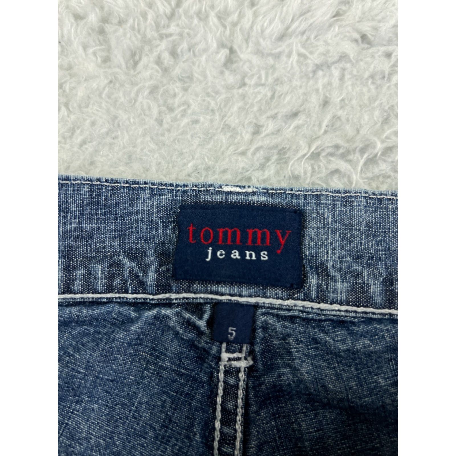 Tommy Hilfiger Tommy Hilfiger Jeans Womens 5 Blue Denim Straight Leg Button Fly 5-Pocket Design Inseam 30 in Cotton Size 27" / US 4 / IT 40 - 3 Thumbnail