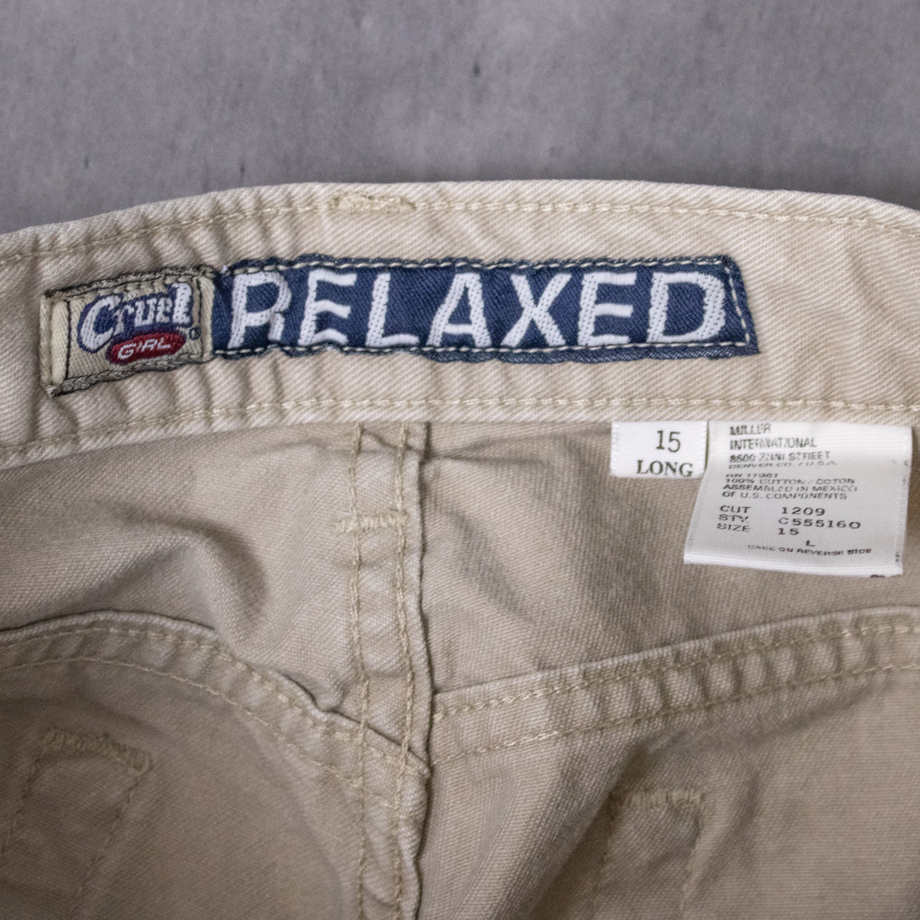 Vintage Curl Girl Relax Fit Baggy Wide Legged Denim Jean's Pant's Size US 34 / EU 50 - 10 Thumbnail
