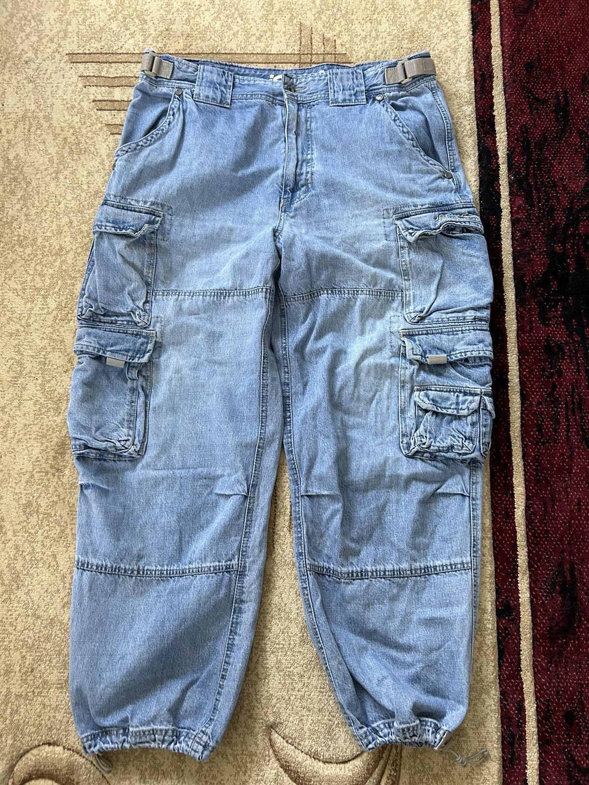 Jet Lag × Vintage Vintage Jet Lag Baggy Denim Cargo Jeans Size US 36 / EU 52 - 1 Thumbnail