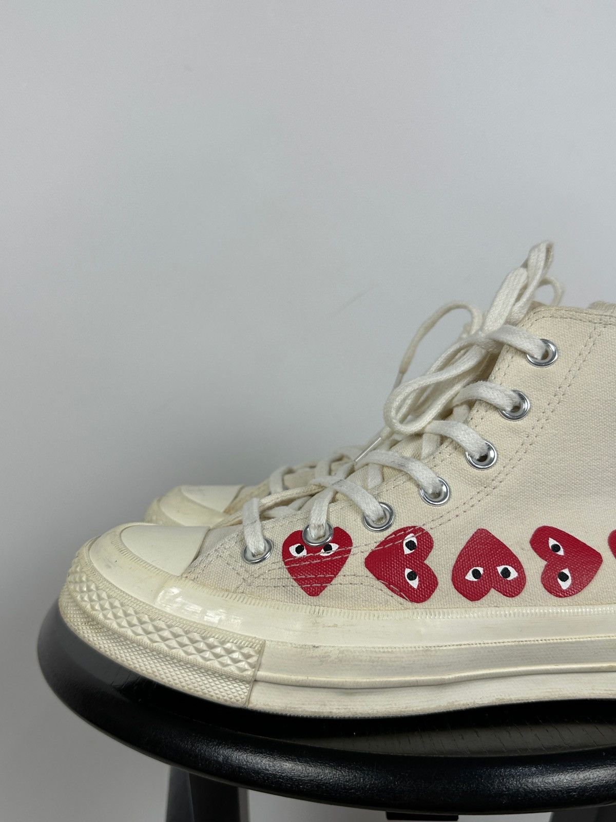 Comme des Garcons Comme Des Garçons x Chuck Taylor Converse All Star Hi Top Size US 5 / EU 37 - 16 Thumbnail