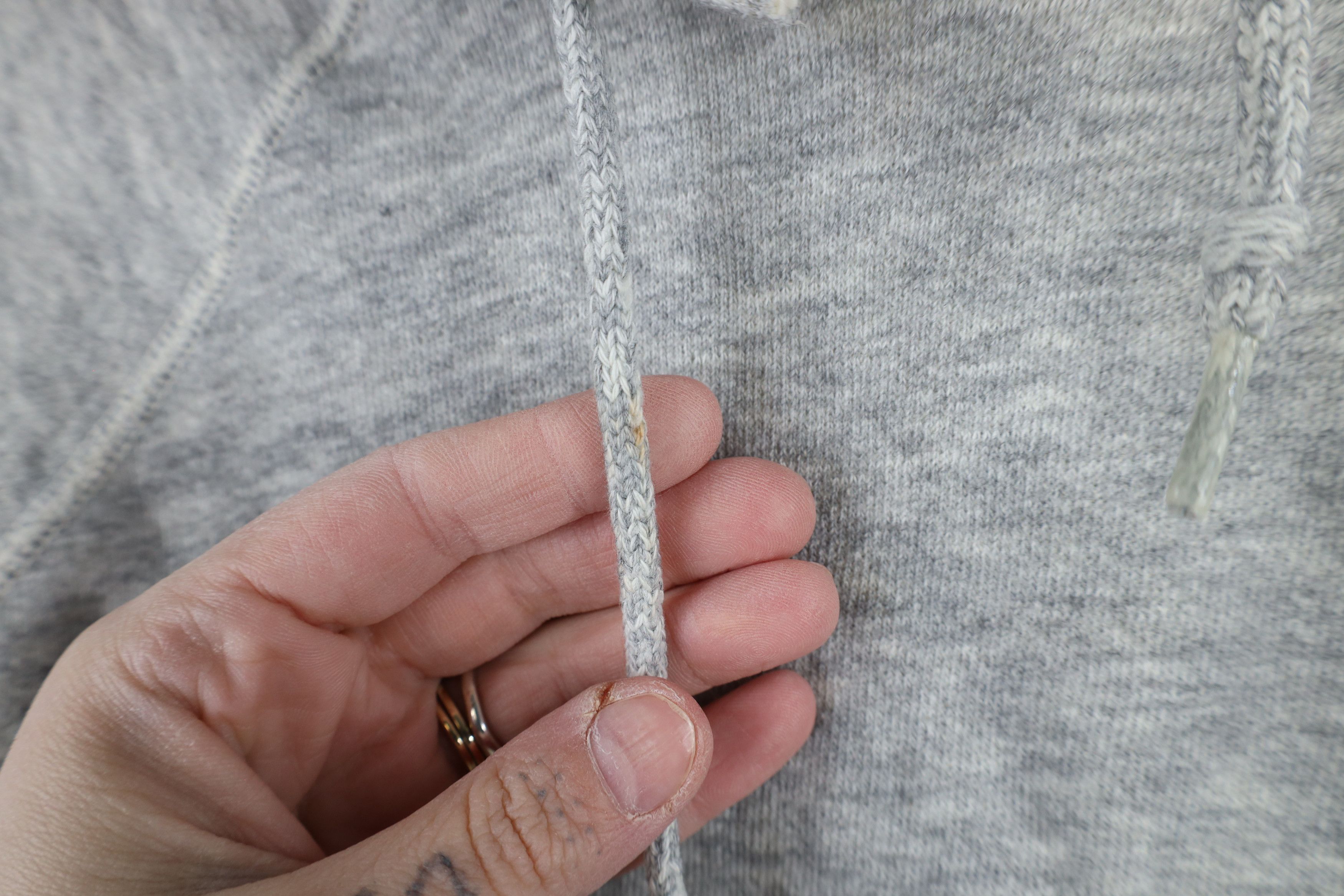 Vintage Vintage 70s 80s Streetwear Triblend Hoodie Sweatshirt Gray Size US S / EU 44-46 / 1 - 11 Thumbnail