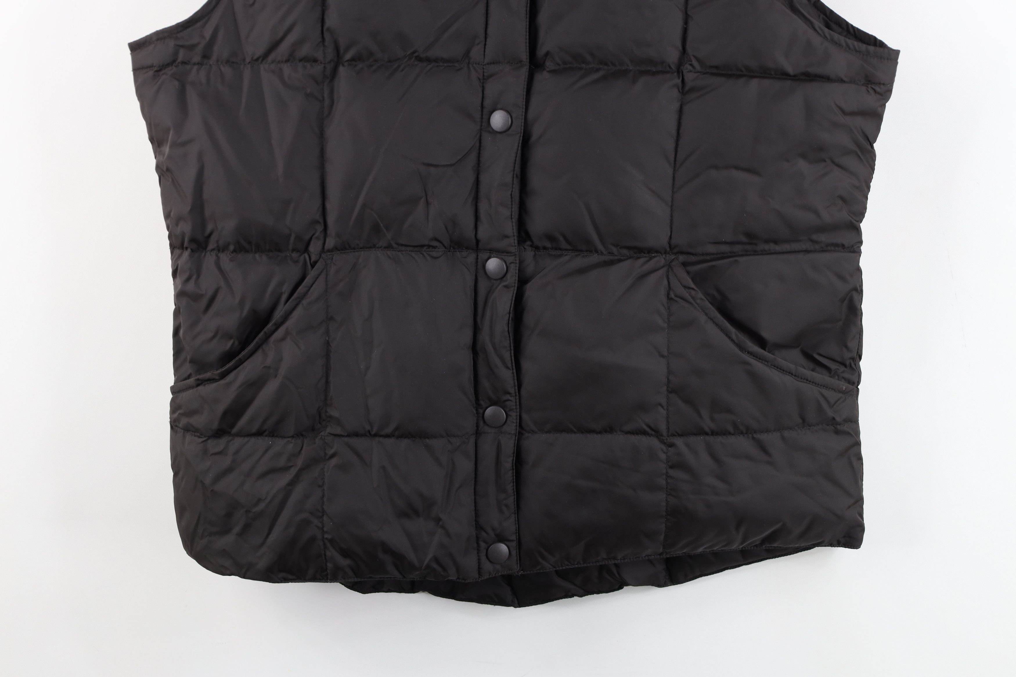 Lands' End Vintage Lands End Duck Down Puffer Vest Jacket Dark Brown Size S / US 4 / IT 40 - 3 Thumbnail