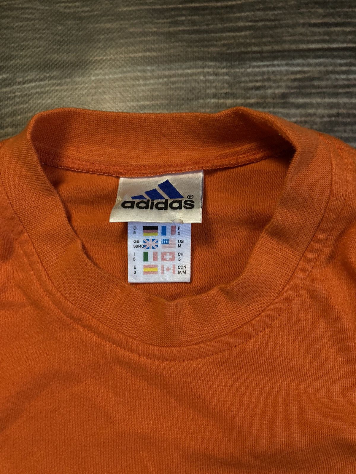 Adidas × Vintage Adidas embossed vintage logo tee Size US XL / EU 56 / 4 - 4 Thumbnail