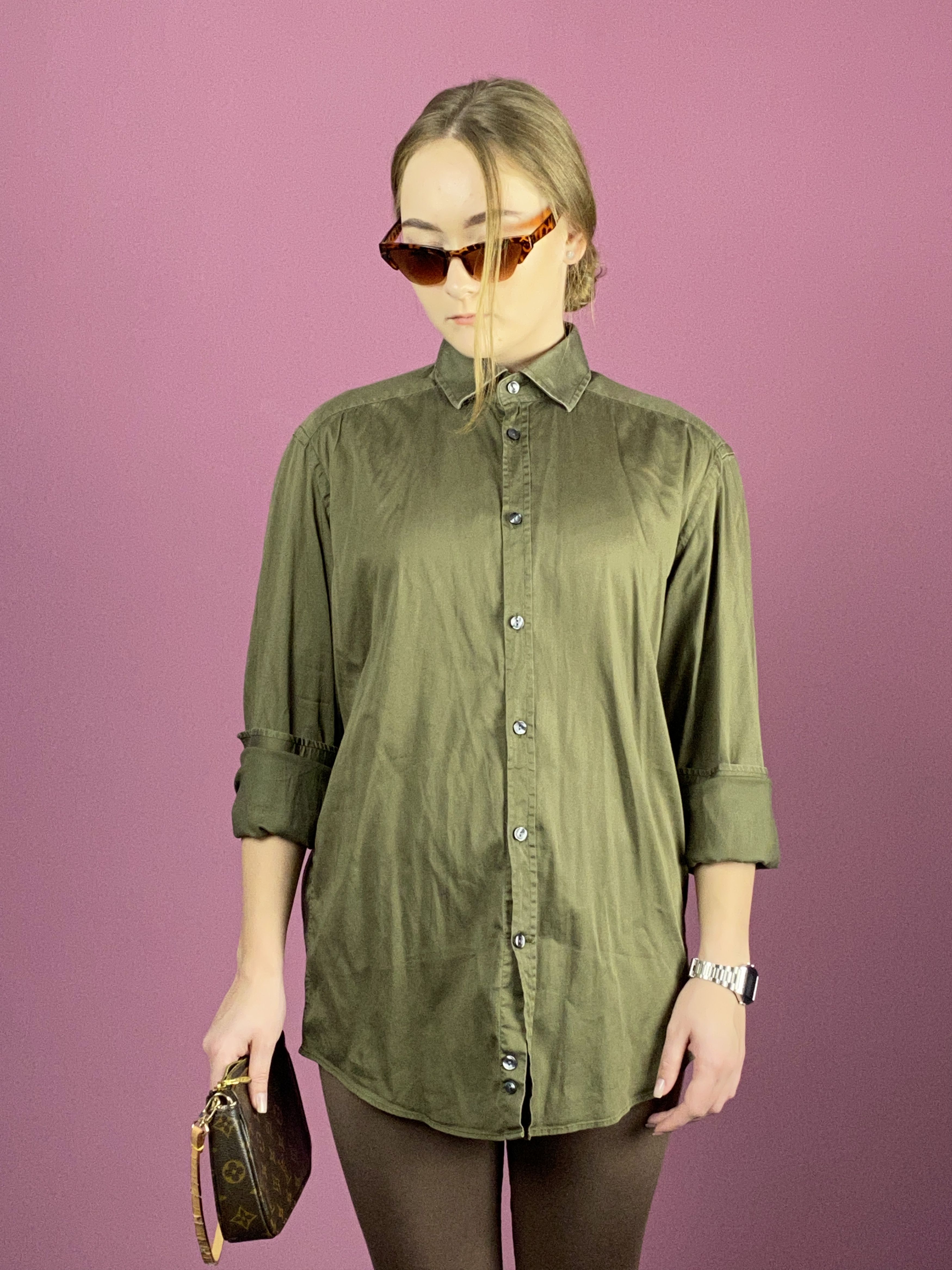 Designer × Versace Versace Collections Vintage Women's Shirt - M Size M / US 6-8 / IT 42-44 - 2 Thumbnail