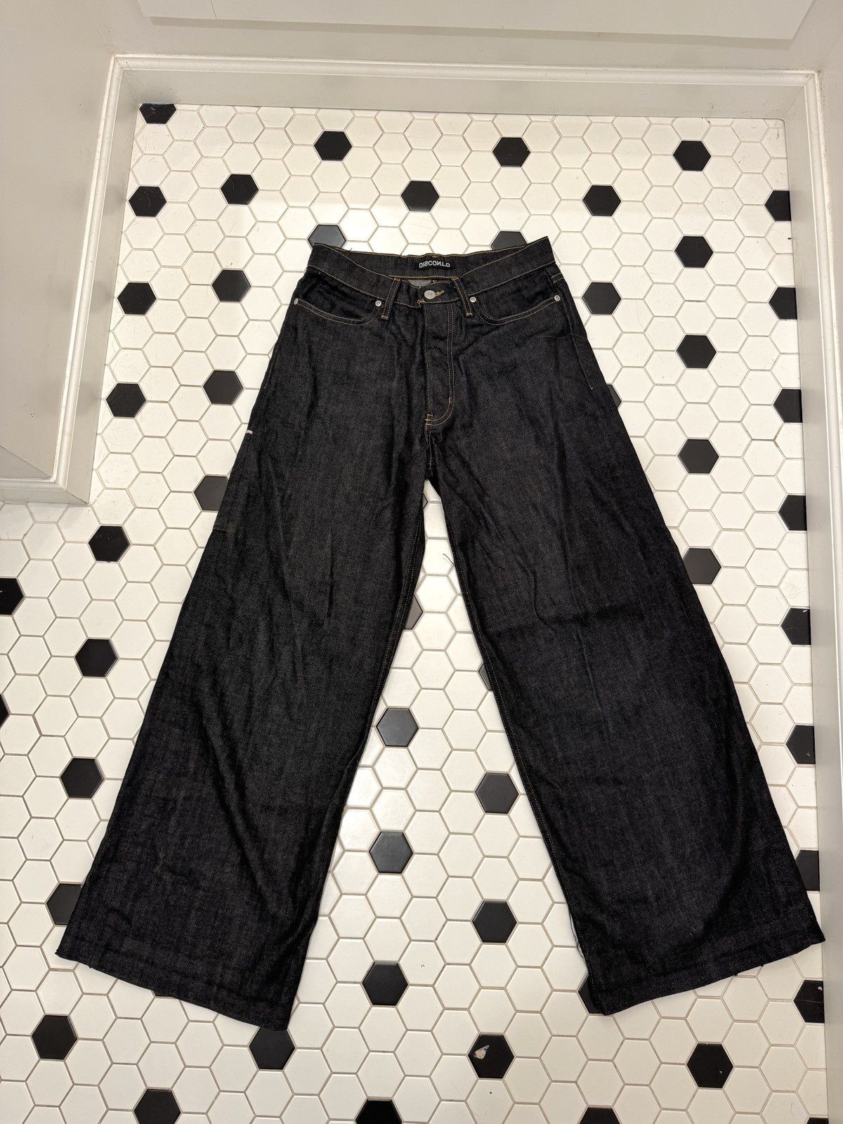 Other DISCONT’D Dark-wash Japanese Selvedge Jeans Size US 28 / EU 44 - 1 Thumbnail