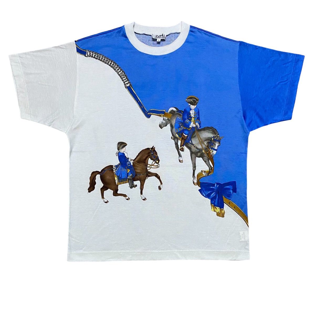 Hermes Rare‼️🔥Vintage Hermes Paris Horse T-Shirt Size US S / EU 44-46 / 1 - 1 Thumbnail