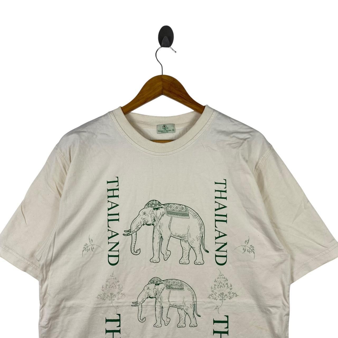 Other THAILAND TRADITIONAL ELEPHANT Pure Cotton Tee Shirt Top Size XL / US 12-14 / IT 48-50 - 2 Thumbnail