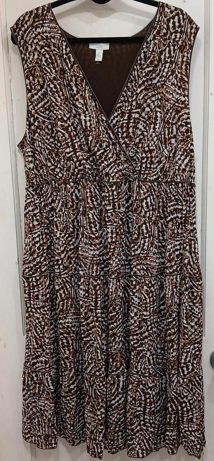 Charter Club Charter Club Women's 3X Brown Tank Dress NWT Size 3XL / US 20-22 - 1 Thumbnail