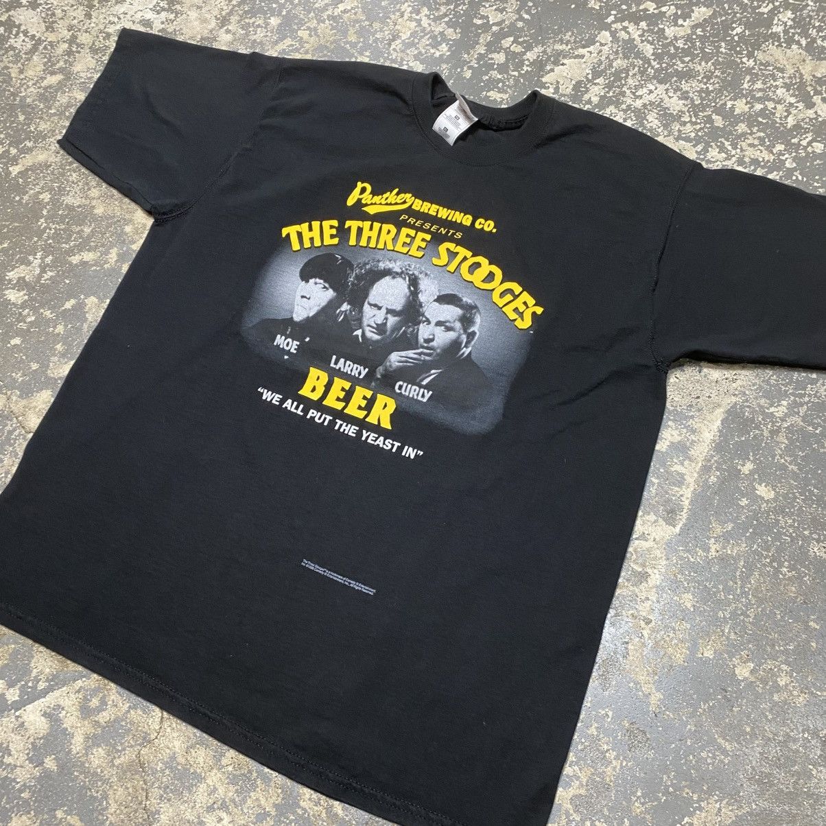 Vintage Vintage The Three Stooges Beer Bar 1998 Tshirt Size US XL / EU 56 / 4 - 2 Thumbnail