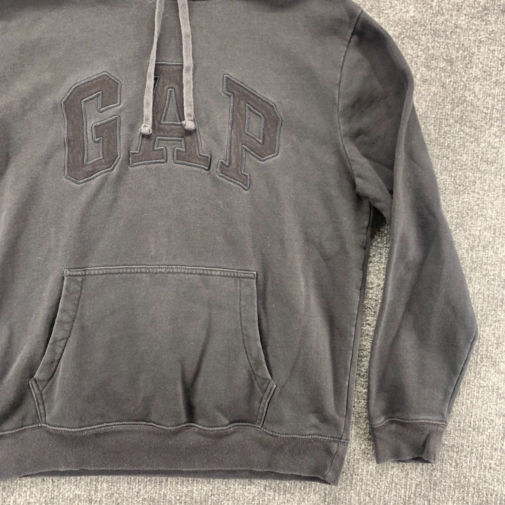 Gap Gap Hoodie Mens Medium M Black Pullover Pocket Active Cotton Polyester Casual Size US M / EU 48-50 / 2 - 7 Thumbnail