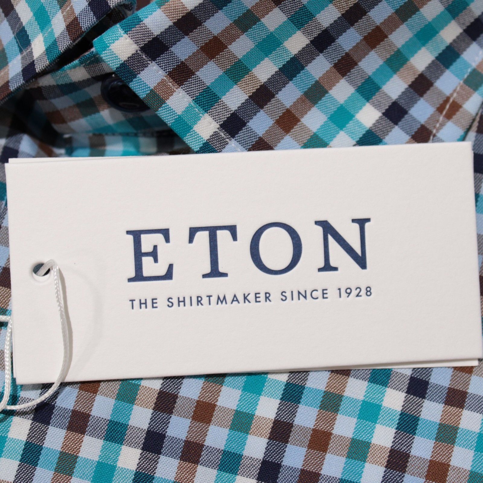 Eton Eton New with tags Shirt Size L US In Blue Size US L / EU 52-54 / 3 - 2 Thumbnail