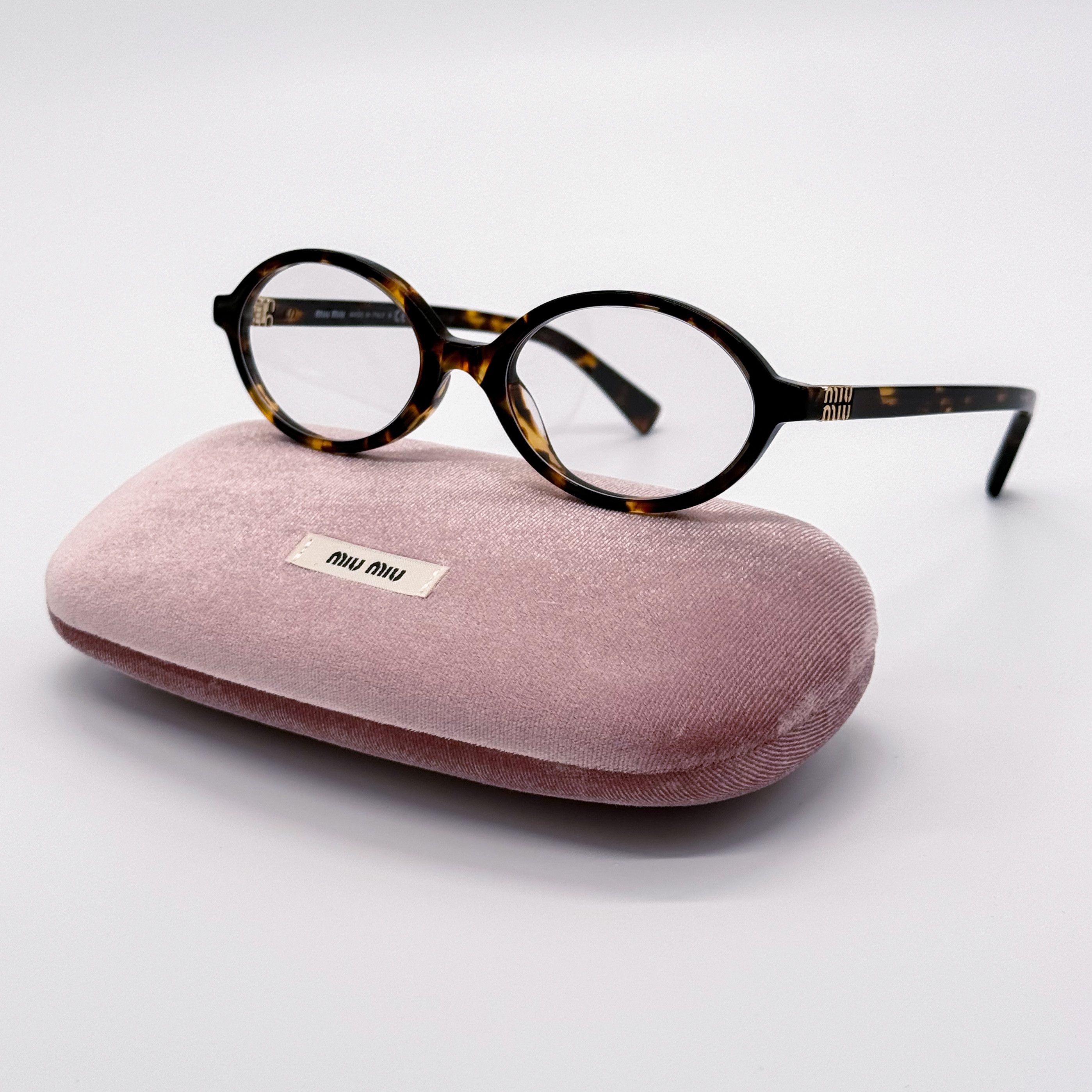 NEW MU04ZS VAU08N WOMEN ROUND EYEGLASSES MIU MIU MU04ZSF
