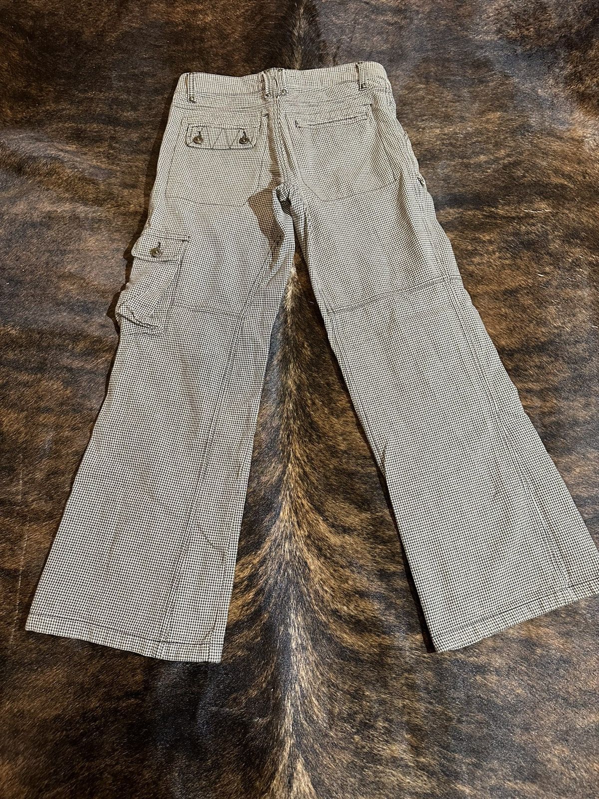 Japanese Brand × Vintage Japanese brand flare cargo pants Size US 29 - 2 Thumbnail