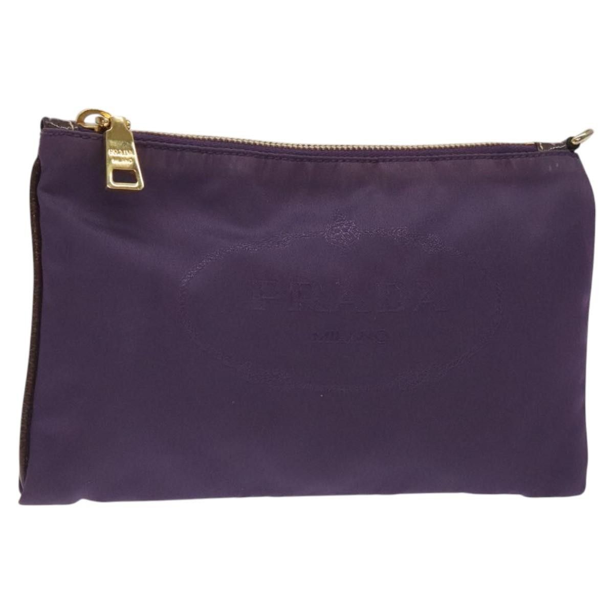 Prada Prada Zip Pouch Tessuto Size ONE SIZE - 1 Thumbnail
