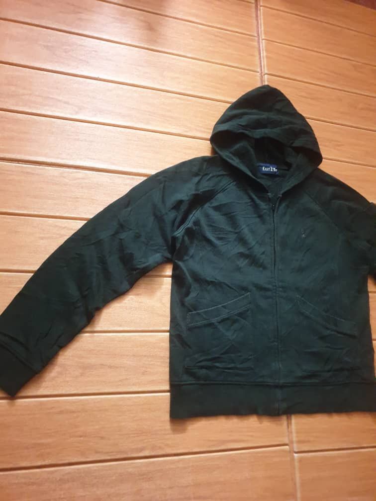 Japanese Brand East boy green colour hoodie sweater Size US S / EU 44-46 / 1 - 9 Thumbnail