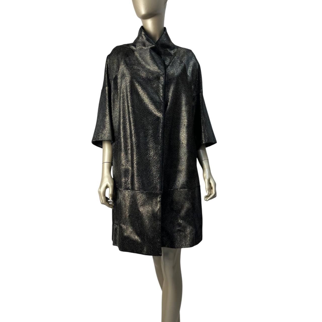 Moschino Elegant Moschino Fur & Leather Coat - IT Size 42 Size M / US 6-8 / IT 42-44 - 1 Thumbnail