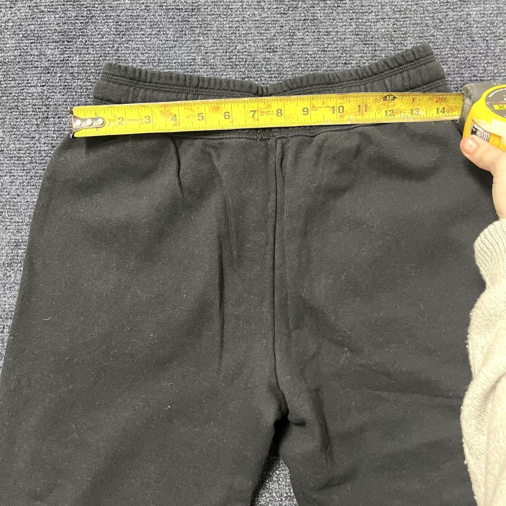Vintage Jogger Sweatpants Pants Mens Medium Black Fleece Drawstring Elastic Cuffs Pockets Sweatpants Jogger Style Casual Activewear Gym & Training Mens Size US 30 / EU 46 - 2 Thumbnail