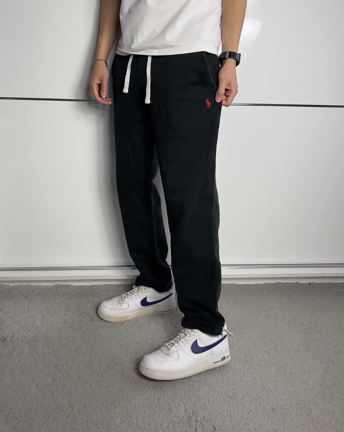 Polo Ralph Lauren Pants Polo Ralph Lauren Black Vintage Cotton Size US 31 - 1 Thumbnail