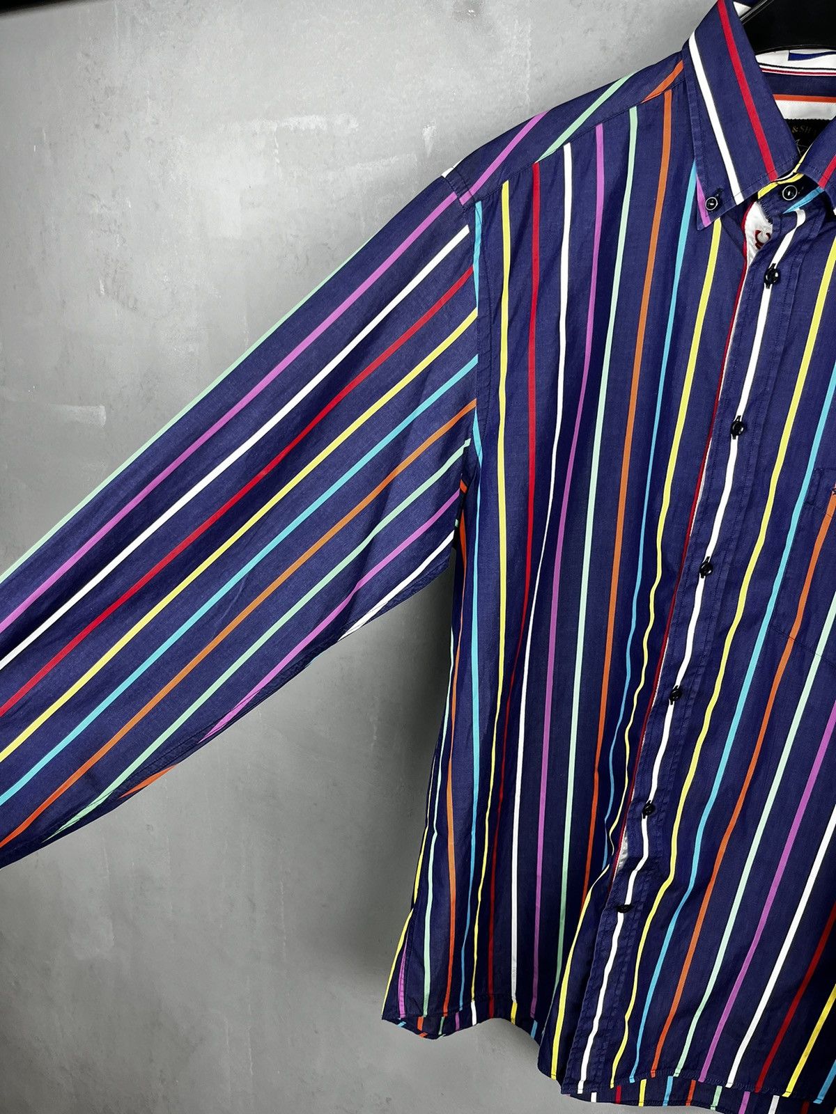 Other × Paul & Shark Paul & Shark Multicolored Striped Shirt Long Size US L / EU 52-54 / 3 - 6 Thumbnail