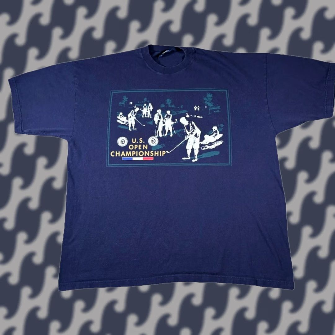 Vintage VINTAGE 1995 US Open Golf Collection Shinecock Hills Club Graphic T Shirt XL Navy Blue Men’s Shirt 90s Retro Golf Size US XL / EU 56 / 4 - 1 Thumbnail
