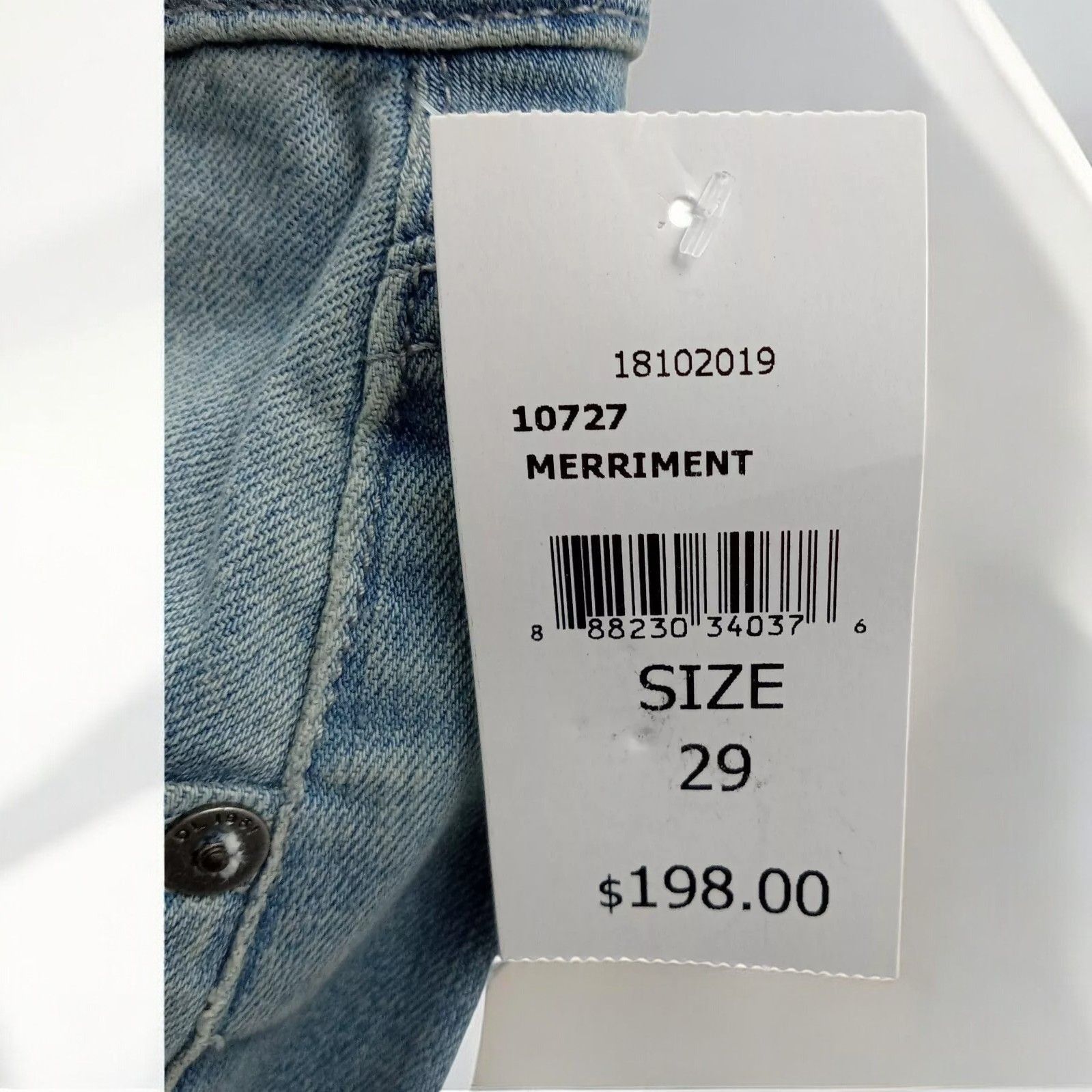 DL1961 DL1961 Mens Hunter Skinny Jeans Merriment Light Wash NEW 29 Size US 29 - 8 Thumbnail