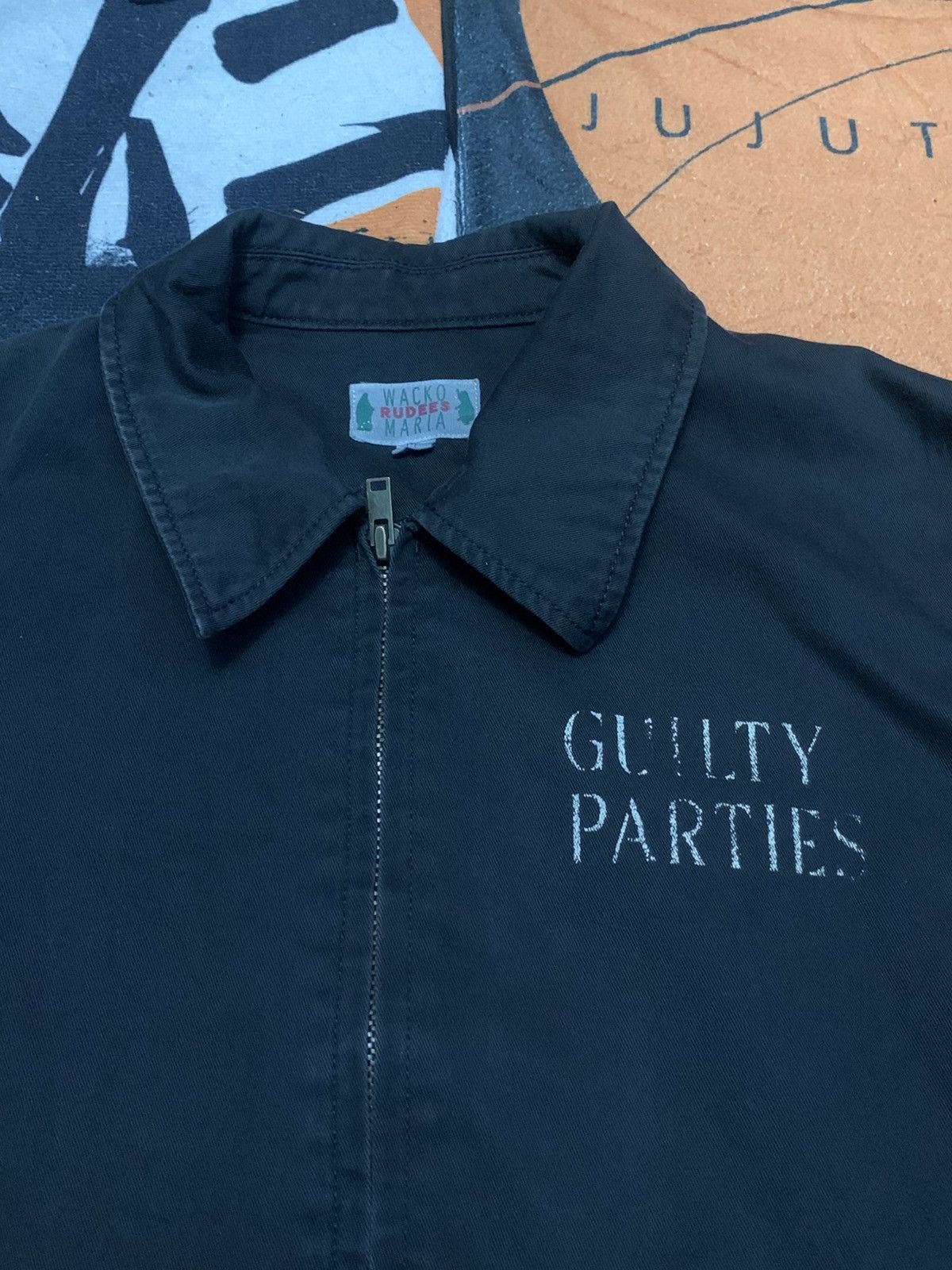 If Six Was Nine × Japanese Brand × Wacko Maria Vintage work bomber jacket wacko maria guilty parties Size US M / EU 48-50 / 2 - 3 Thumbnail
