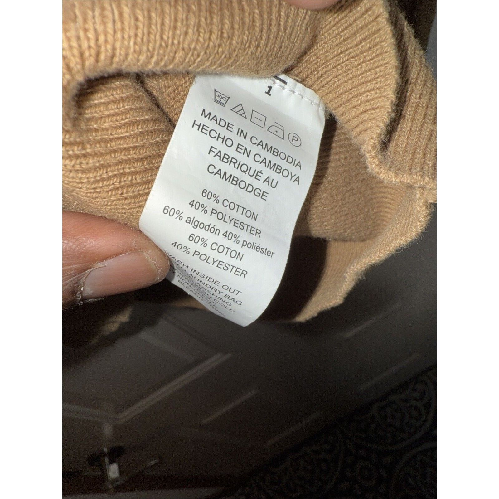 Michael Kors Michael Kors Sweater Womens Size Small Beige Raglan Shaker Size S / US 4 / IT 40 - 5 Thumbnail