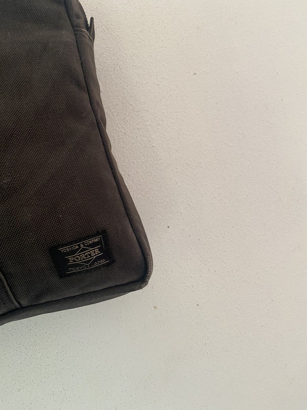 Japanese Brand × Porter BAG PORTER BY YOSHIDA KABAN BLACK IN COTTON MESSENGER BAG Size ONE SIZE - 3 Thumbnail