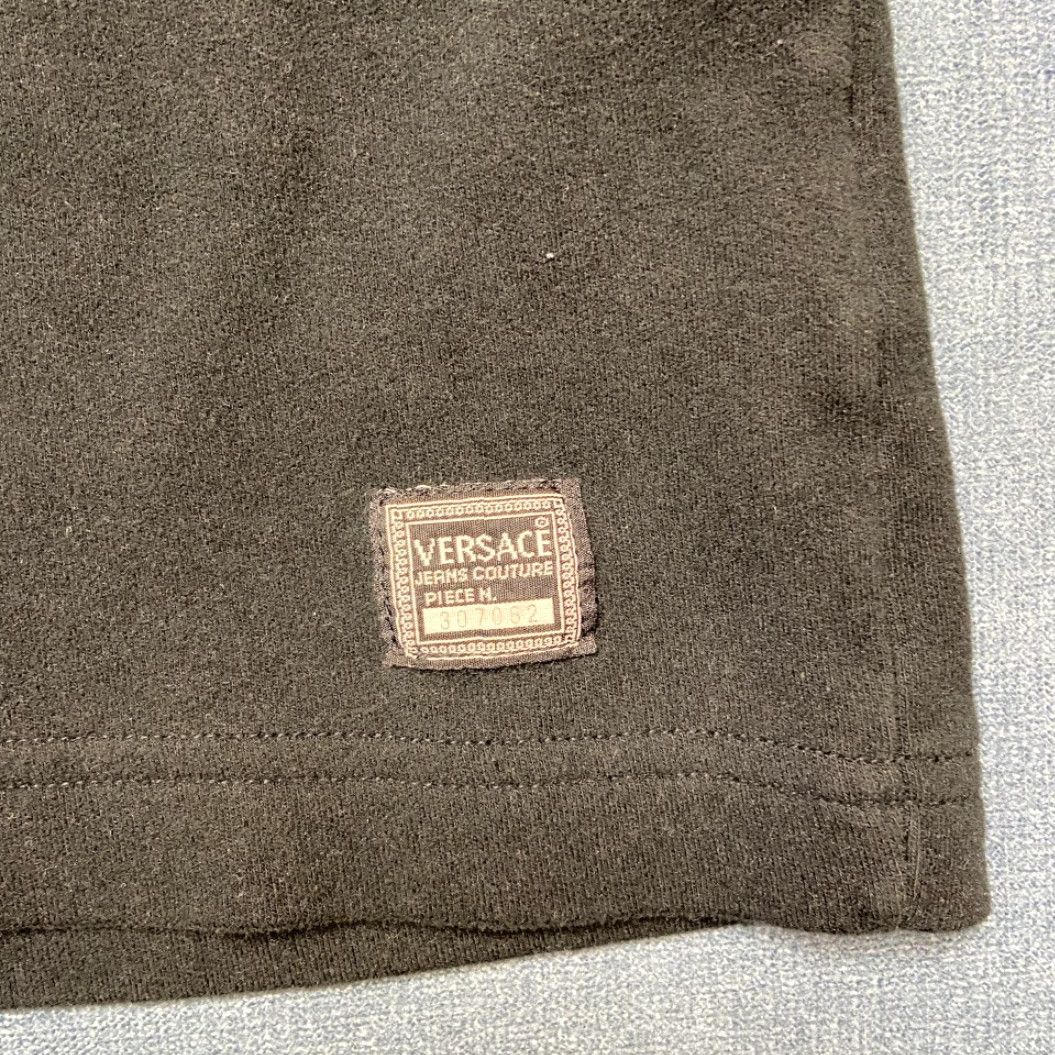 Versace Jeans Couture VINTAGE Versace Jeans Couture Shirt Mens Large Black Dark Wash Mock Neck Long Sleeve Knit Breathable Everyday Wear Size US L / EU 52-54 / 3 - 5 Thumbnail