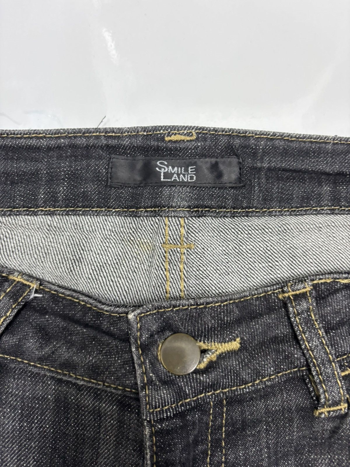 If Six Was Nine 🔥FLARE JEANS I6W9 LGB STYLE SMILE LAND BOOTCUT JEANS Size US 31 - 9 Thumbnail