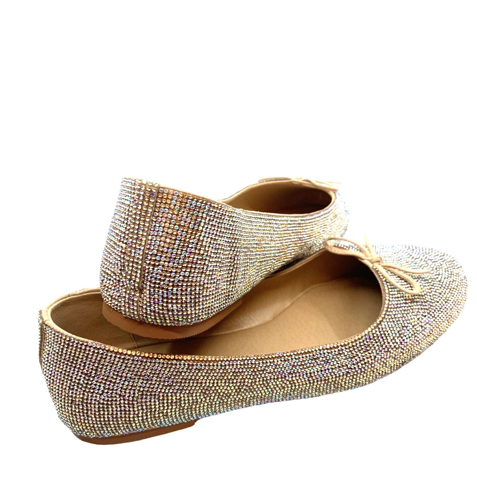 Other ARULA Women's WIDE WIDTH Rhinestone Ballet Flats | 11W | NIB Size US 11 / IT 41 - 4 Thumbnail