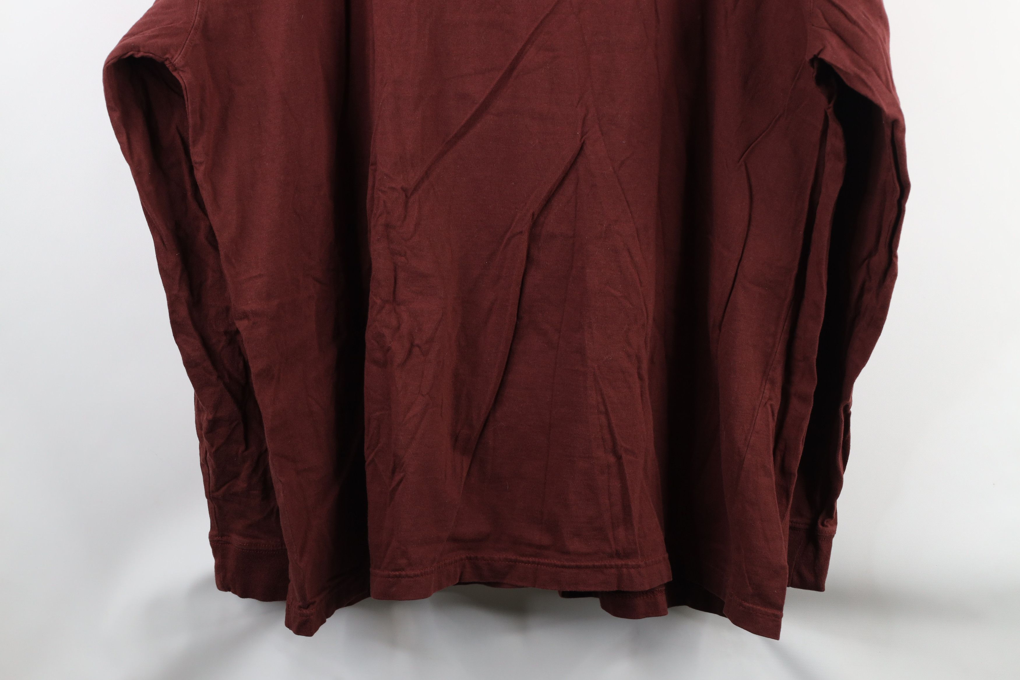 Duluth Trading Company × Vintage Duluth Trading Longtail Beaver Long Sleeve T-Shirt Burgundy Size US XL / EU 56 / 4 - 9 Thumbnail